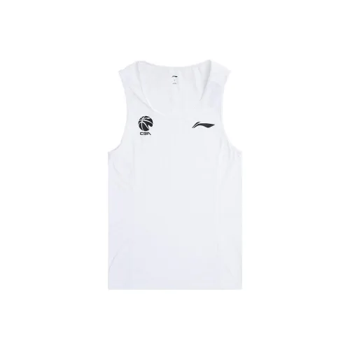 LINING White Мужская баскетбольная майка