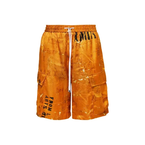 AMIRI Повседневные шорты Мужские Оранжевые