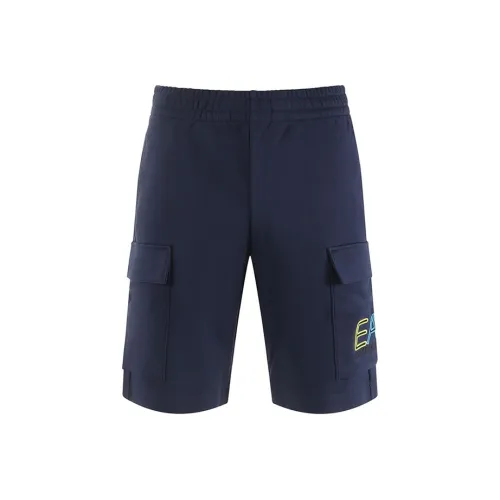 EMPORIO ARMANI EA7 FW23 Повседневные шорты Мужские Морской синий
