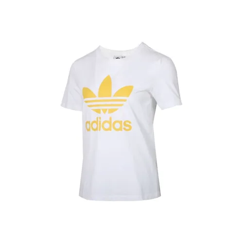 Adidas Originals Комплект с короткими рукавами T-рубашка Женская Белая
