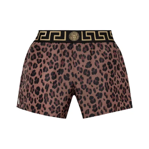 VERSACE SS24 Пляжные шорты Мужские Умбра