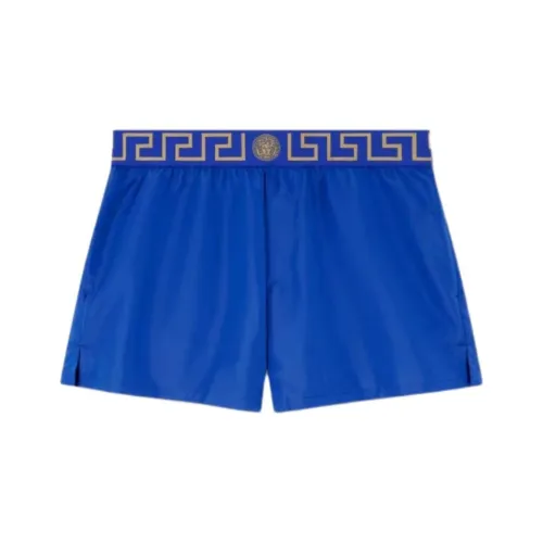VERSACE FW24 Пляжные шорты Мужские Синие