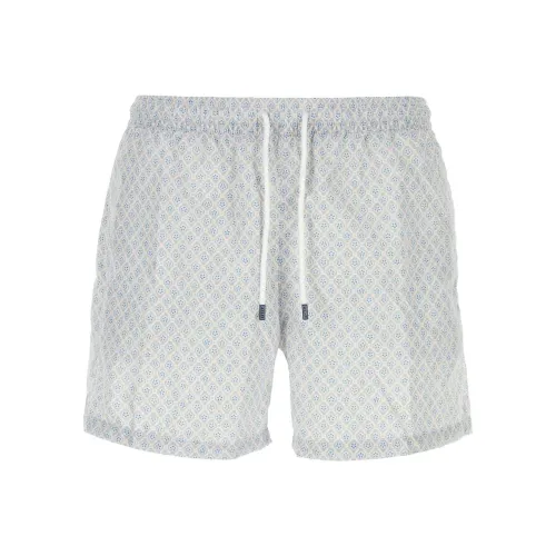 FEDELI SS24 Пляжные шорты Мужские Белые