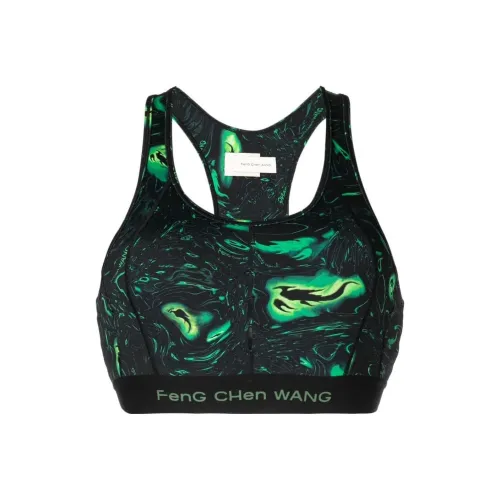 FENG CHEN WANG Зеленые Женские Майки