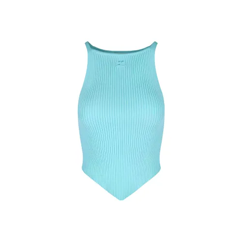 COURREGES Бирюзовый Женские Майки