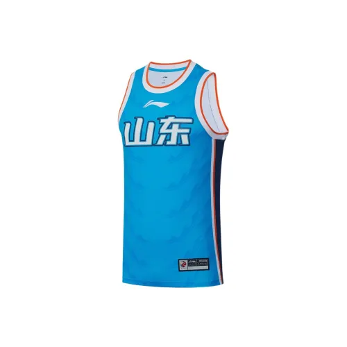 LINING CBA Collection Professional Basketball Collection Баскетбольная Джерси Мужская Синяя