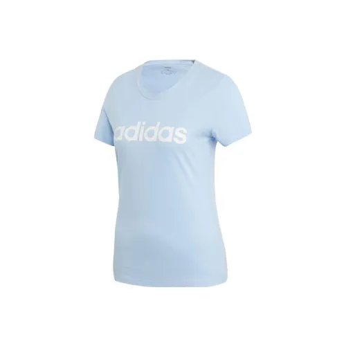 Adidas Светло-синие Женские Футболки