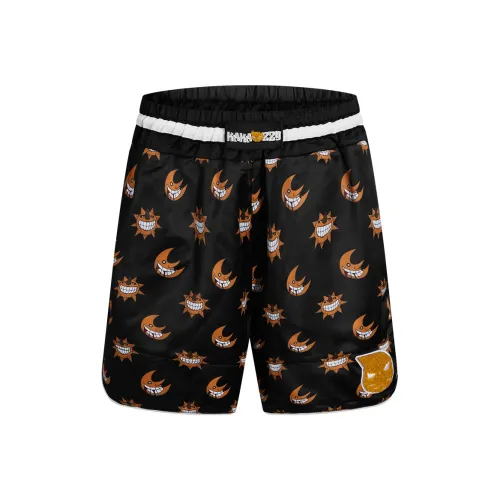 KAKAZZY Черные Унисекс Повседневные шорты