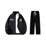 Комплект одежды (Черная куртка + Черные штаны)