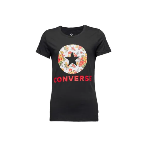 Конверс Черные Женские Футболки