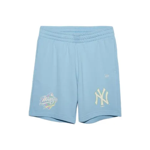 New Era Повседневные шорты Мужские Небесно-голубые