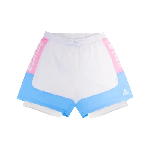 PEAK Повседневные брюки Мужские Белый Синий