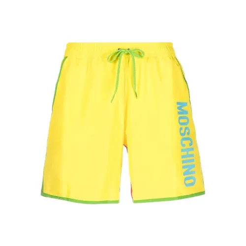 MOSCHINO Желтые Мужские Плавательные Шорты
