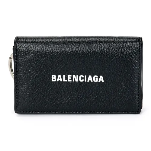 Balenciaga Телячья кожа Key Pouch Мужской Черный