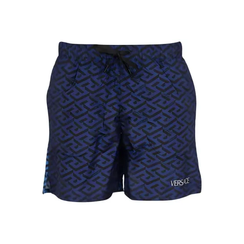 VERSACE Пляжные шорты Мужские Синие