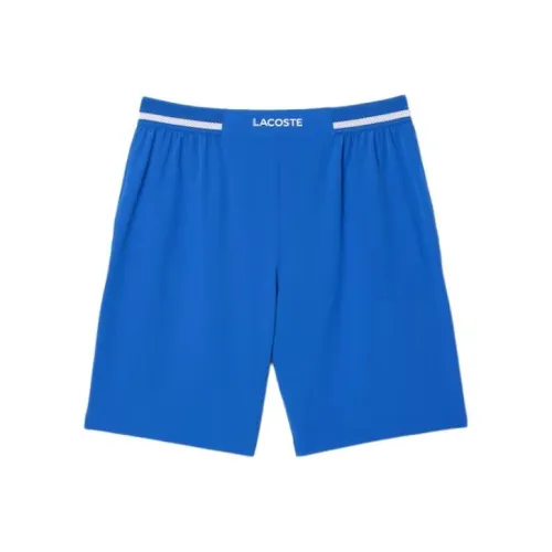 Шорты LACOSTE Collaboration Djokovic Collaboration синие мужские повседневные