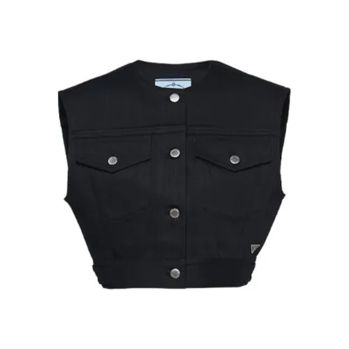 PRADA Черные Женские Майки