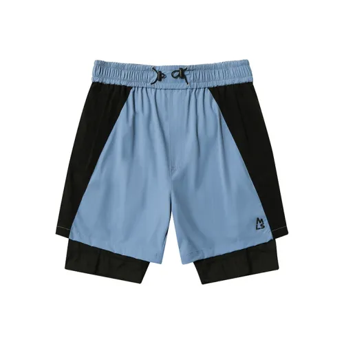 Magn Lens Повседневные шорты Мужские Серый Синий