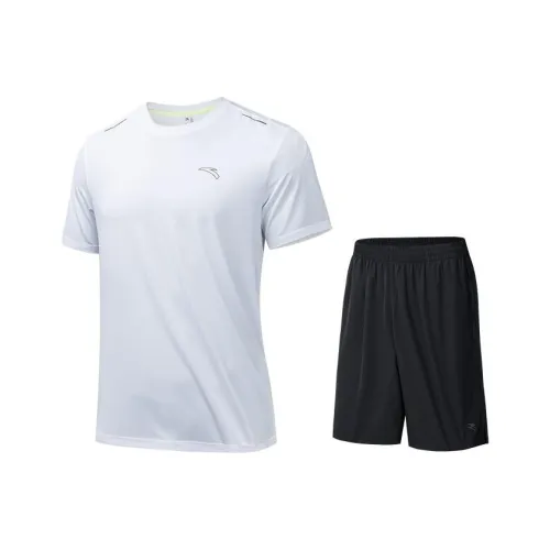 ANTA Running Collection Беговая одежда Наборы Мужской Чисто белый
