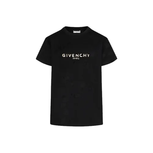 GIVENCHY Стандартная футболка женская черная