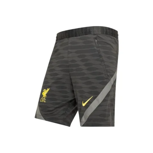 nike Liverpool Trainingsshorts Dry Strike Баскетбольные шорты Мужские Серый Желтый