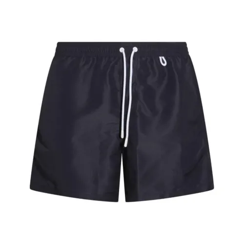 Loro Piana SS25 Пляжные шорты Мужские Темно-синие