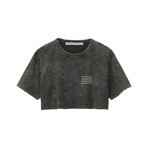 Alexander Wang Черный Серый Цвет Женский Короткий Топ