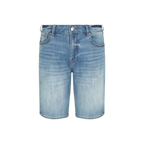 ARMANI EXCHANGEAE Джинсовые шорты Мужские Синие