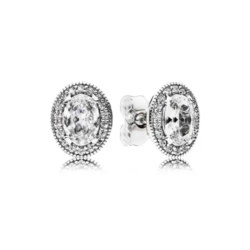 Pandora Серьги-гвоздики Женские Серебряные