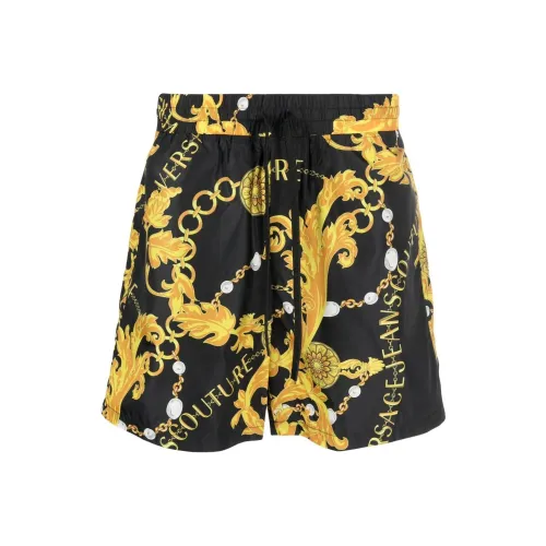 VERSACE JEANS COUTURE Многоцветные Мужские Повседневные Шорты