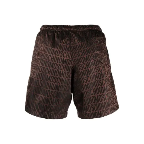 MOSCHINO SS24 Пляжные шорты Мужские Умбра