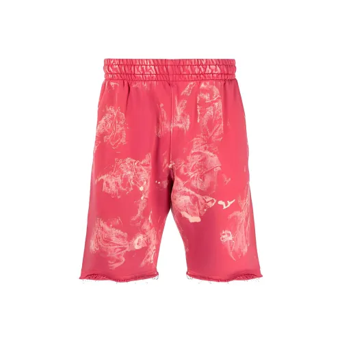 OFF Белый SS21 Красный Мужские спортивные шорты