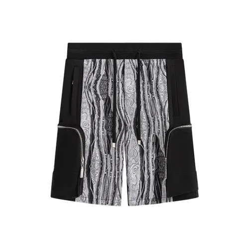 COOGI Повседневные шорты Унисекс Черный Серый Горький Горлянка Узор