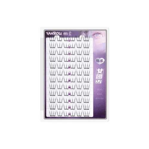 YANROU Женский Group Клей Бесплатно Eyelashes Slip On Trilogy