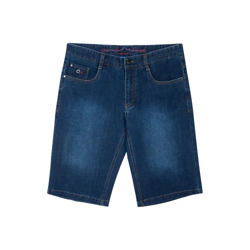 GOOD LUCK GLADIUS Джинсовые шорты Мужские Темно-синие