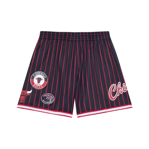 MITCHELL NESS X NBA Баскетбольные шорты Унисекс Красный Черный