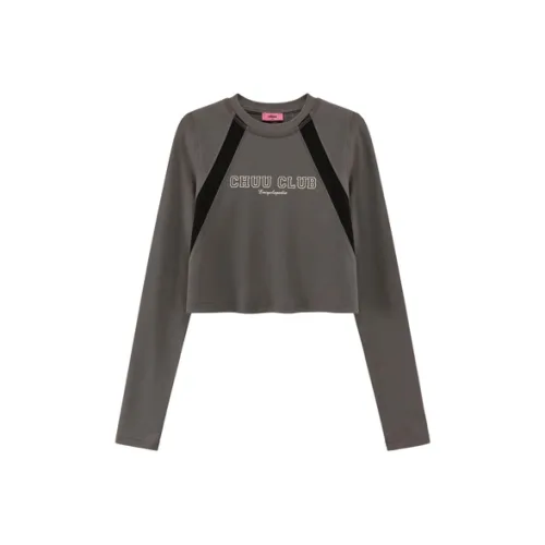 CHUU Средне-серые Женские Футболки