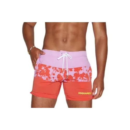 DSQUARED 2 Botanic Goth Boxer Повседневные шорты Мужские Многоцветные