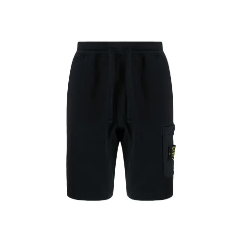 Stone Island Черные Мужские Спортивные Шорты