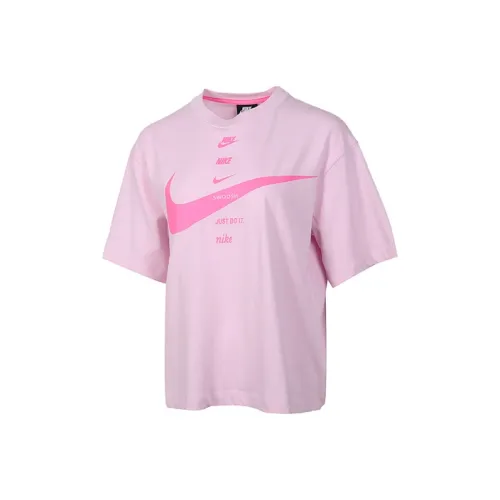 nike Комплект с короткими рукавами T-рубашка женский розовый цвет пены