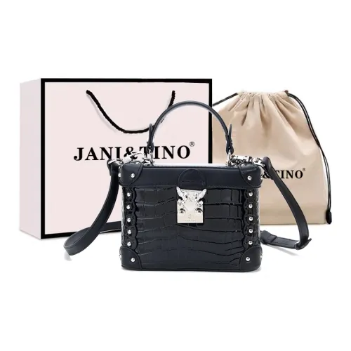 JANITINO ПУ (полиуретан) Коробка Сумка Сумка через плечо Сумка для женщин Черный