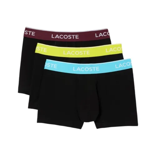 LACOSTE Плавательные шорты Мужские 3 упаковки черный