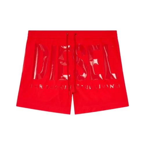 DIESEL Плавательные шорты Мужские Красные