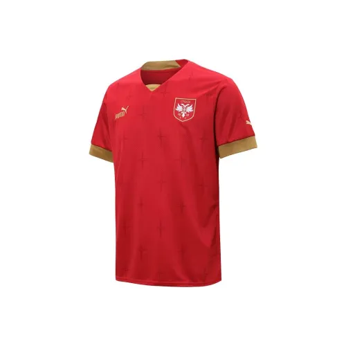 PUMA Red Men's Football Jerseys