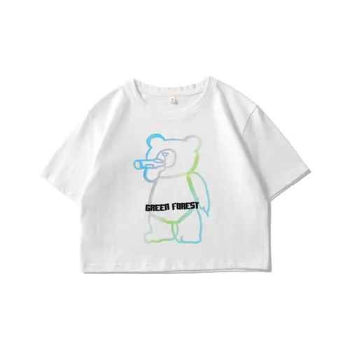 Green Forest Женские короткие топы