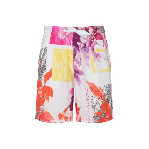 ARMANI EXCHANGE Белые Мужские Повседневные Шорты