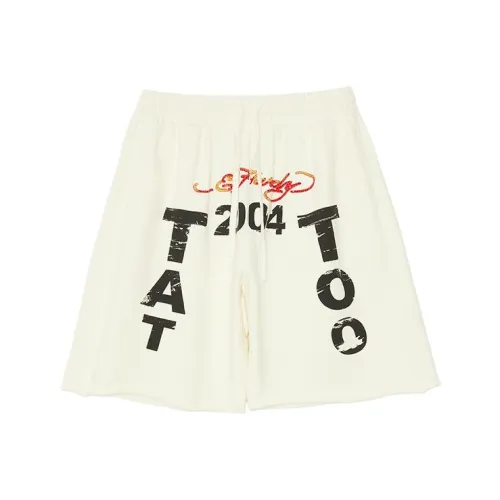 Ed Hardy Айвори Белый E1PCM075 Мужские Повседневные Шорты
