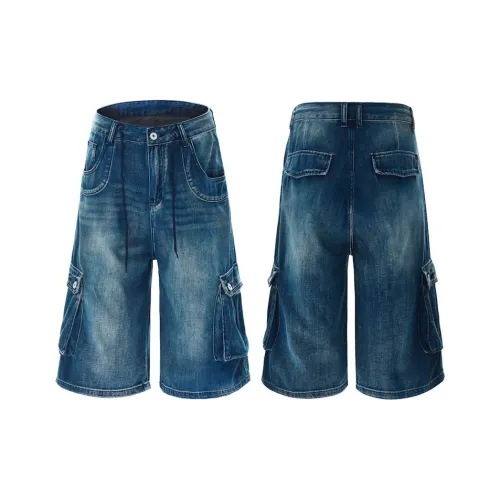 POLAR BEAR Джинсовые шорты Унисекс Синий