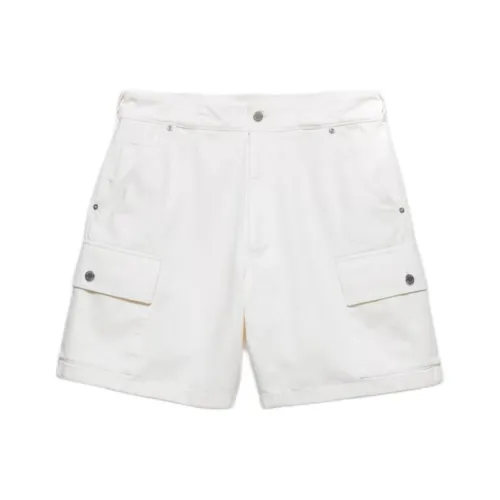 PRADA Белые Мужские Джинсовые Шорты