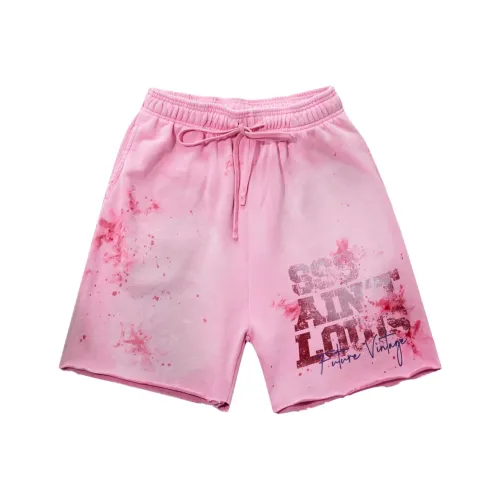 SSSAINT LOUIS Повседневные шорты Унисекс Розовый